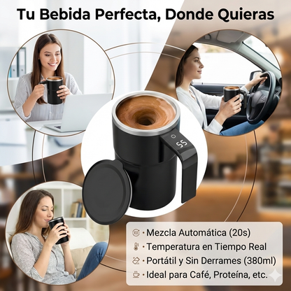 Taza con Mezclador Automatico