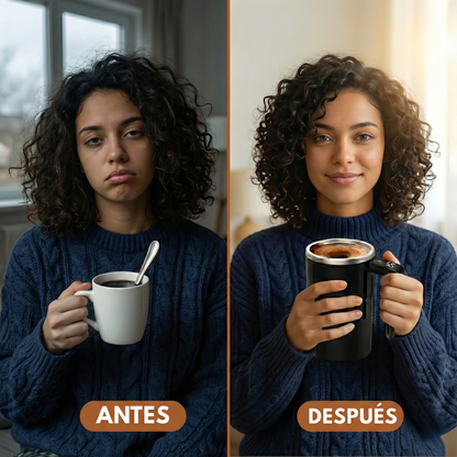 Taza con Mezclador Automatico