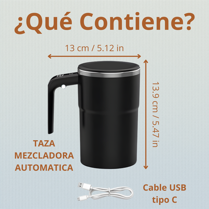 Taza con Mezclador Automatico